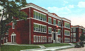 Pt. Pleasant Beach High School and "annex" circa 1927