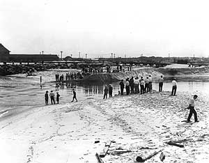 Constructing the Inlet, 1931